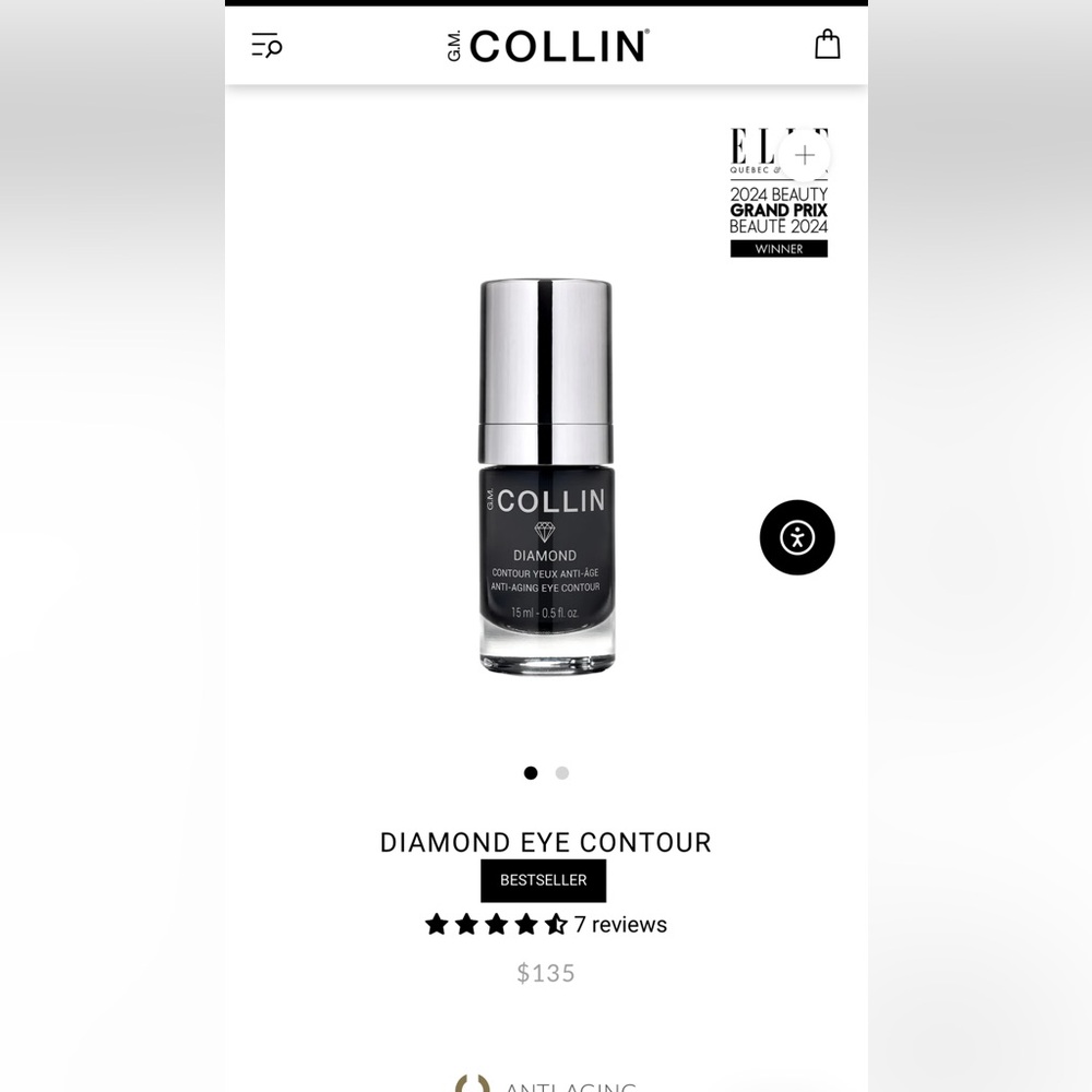 Brand New in Box Collin Diamond anti-aging eye contouring
